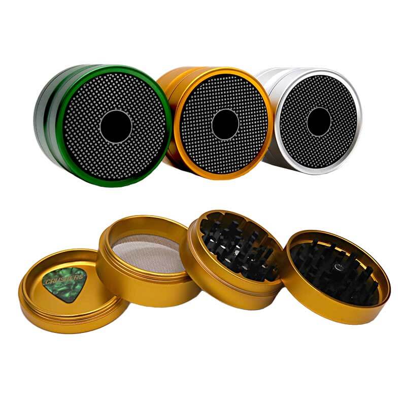 Crushers Matte Metallic 4 Part Grinder (GR115) | 63mm | Assorted Colors product image